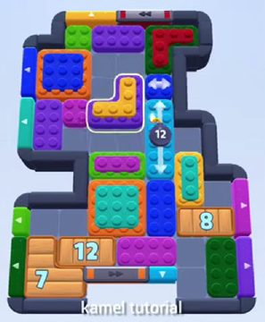 Color Block Jam level 328 / 722 / 1166: screenshot of the board
