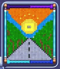 Pixel Flow level 916: screenshot of the board