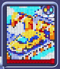 Pixel Flow уровень 2382: скриншот поля