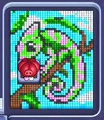Pixel Flow level 1000: screenshot of the board