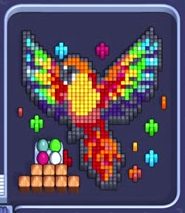 Pixel Flow level 1825: screenshot of the board
