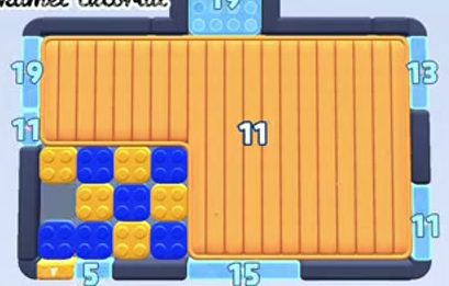 Color Block Jam Level 1710 / 1858 / 2717: Screenshot des Spielfelds