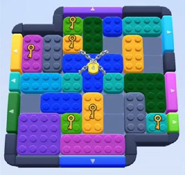 Color Block Jam 레벨 346 / 415 / 740 / 1184: 보드 스크린샷