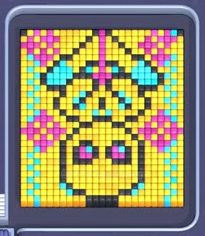 Pixel Flow Level 34: Screenshot des Spielfelds