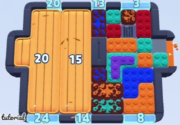 Color Block Jam Level 1724 / 1872 / 2731: Screenshot des Spielfelds