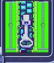 Pixel Flow fase 1760: print do tabuleiro
