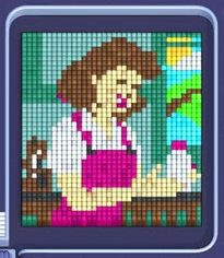Pixel Flow level 906: screenshot of the board