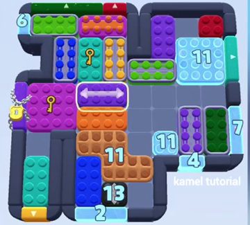 Color Block Jam level 1463 / 1470 / 1466 / 1472: screenshot of the board