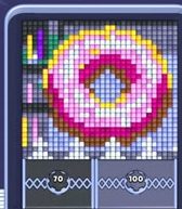 Pixel Flow уровень 2072: скриншот поля