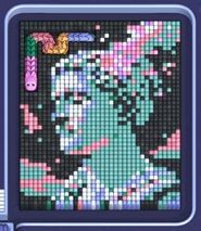 Pixel Flow level 1575: screenshot of the board