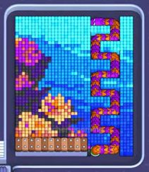 Pixel Flow fase 1624: print do tabuleiro