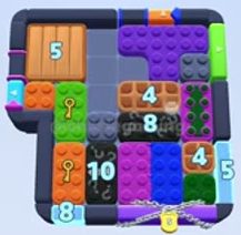 Color Block Jam level 1163 / 1161 / 2055: screenshot of the board
