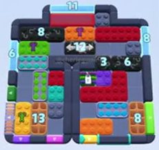 Color Block Jam 레벨 1460 / 2370: 보드 스크린샷