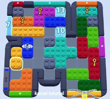 Color Block Jam level 1583 / 1588: screenshot of the board