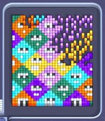 Pixel Flow Level 20: Screenshot des Spielfelds