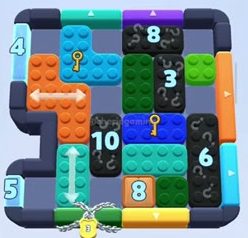 Color Block Jam Level 780 / 756: Screenshot des Spielfelds