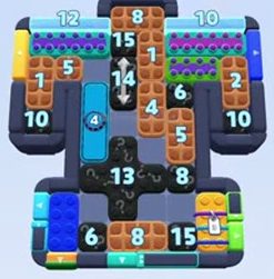 Color Block Jam 1418 / 2327. bölüm: tahtanın ekran görüntüsü