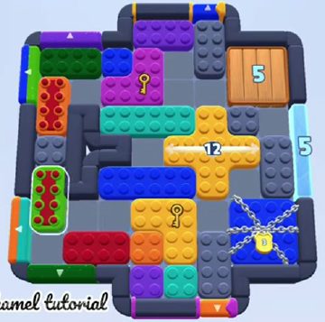 Color Block Jam level 1591 / 1595: screenshot of the board