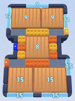 Niveau de Color Block Jam : capture du plateau