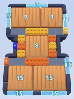 Color Block Jam 110. bölüm: tahtanın ekran görüntüsü