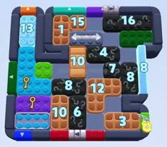 Niveau de Color Block Jam : capture du plateau