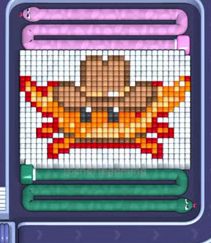 Pixel Flow level 1331: screenshot of the board
