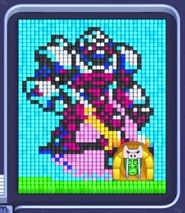 Pixel Flow fase 1705: print do tabuleiro