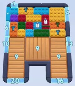 Niveau de Color Block Jam : capture du plateau