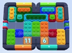 Color Block Jam level 572 / 1249 / 1466: screenshot of the board