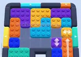 Color Block Jam level 500: screenshot of the board