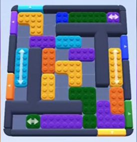 Color Block Jam level 137 / 525 / 975: screenshot of the board