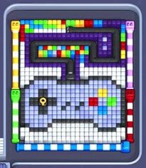 Pixel Flow уровень 301: скриншот поля