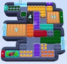 Niveau de Color Block Jam : capture du plateau