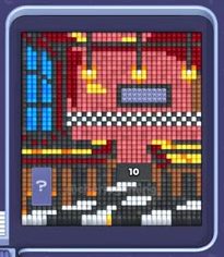 Pixel Flow level 864: screenshot of the board