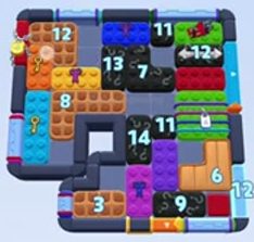 Niveau de Color Block Jam : capture du plateau