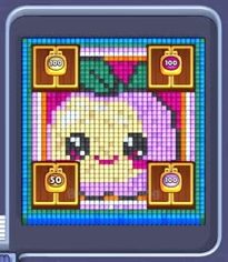 Pixel Flow Level 672: Screenshot des Spielfelds