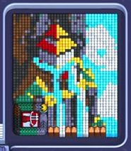 Pixel Flow fase 1776: print do tabuleiro