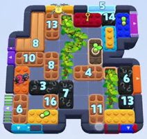 Niveau de Color Block Jam : capture du plateau