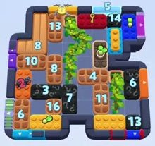Color Block Jam level 1650 / 2561: screenshot of the board