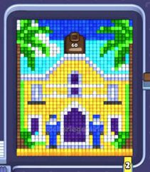 Pixel Flow уровень 2372: скриншот поля