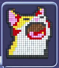 Pixel Flow level 801: screenshot of the board
