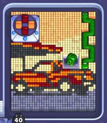 Pixel Flow level 1406: screenshot of the board