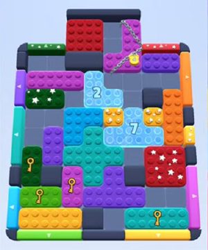Color Block Jam Level 116 / 504 / 954 / 1571: Screenshot des Spielfelds