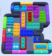 Color Block Jam 레벨 651 / 1621: 보드 스크린샷