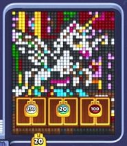 Pixel Flow уровень 2335: скриншот поля