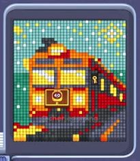 Pixel Flow Level 658: Screenshot des Spielfelds