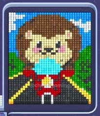 Pixel Flow level 955: screenshot of the board