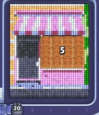 Pixel Flow level 829: screenshot of the board