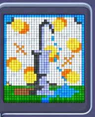 Pixel Flow Level 681: Screenshot des Spielfelds