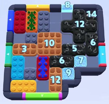 Color Block Jam 1206. bölüm: tahtanın ekran görüntüsü
